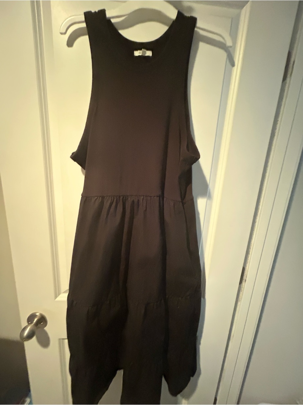 Women’s Black Tiered Tank Dress - Women’s Casual Summer Dress